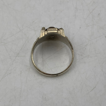 【中古品】【メンズ/レディース】 JOSTEN ジャスティン 10K ELLIS HS CLASS RING リング 指輪 アクセサリー 192-260806-as-19-izu カラー：シルバー 万代Net店