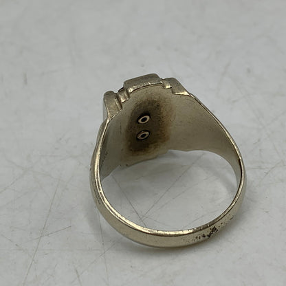 【中古品】【メンズ/レディース】 JOSTEN ジャスティン 10K ELLIS HS CLASS RING リング 指輪 アクセサリー 192-260806-as-19-izu カラー：シルバー 万代Net店