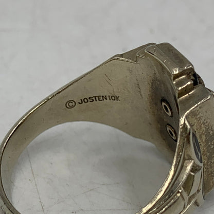 【中古品】【メンズ/レディース】 JOSTEN ジャスティン 10K ELLIS HS CLASS RING リング 指輪 アクセサリー 192-260806-as-19-izu カラー：シルバー 万代Net店