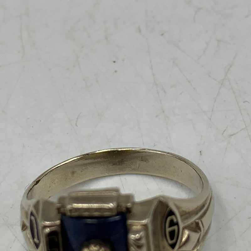 【中古品】【メンズ/レディース】 JOSTEN ジャスティン 10K ELLIS HS CLASS RING リング 指輪 アクセサリー 192-260806-as-19-izu カラー：シルバー 万代Net店