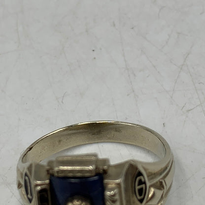 【中古品】【メンズ/レディース】 JOSTEN ジャスティン 10K ELLIS HS CLASS RING リング 指輪 アクセサリー 192-260806-as-19-izu カラー：シルバー 万代Net店