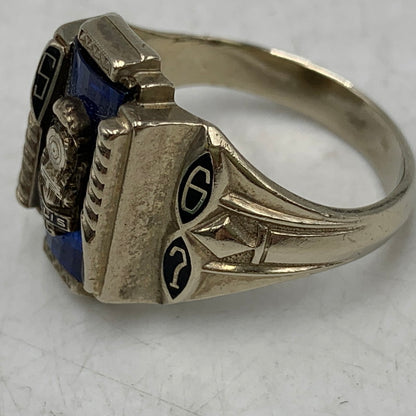 【中古品】【メンズ/レディース】 JOSTEN ジャスティン 10K ELLIS HS CLASS RING リング 指輪 アクセサリー 192-260806-as-19-izu カラー：シルバー 万代Net店