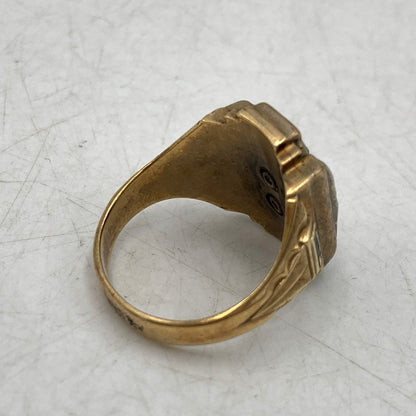 【中古品】【メンズ/レディース】 JOSTEN ジャスティン 10K THORNRIDGE HS CLASS RING ソーンリッジ リング 指輪 アクセサリー 192-260806-as-18-izu カラー：ゴールド 万代Net店