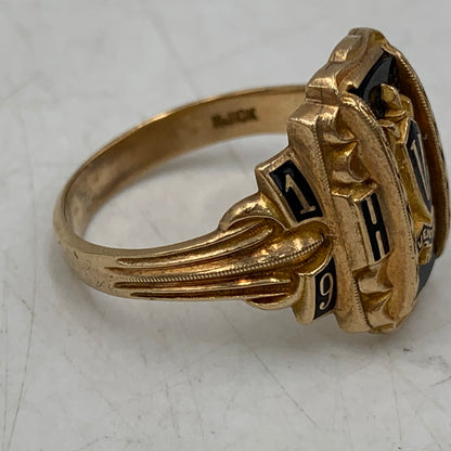 【中古品】【メンズ/レディース】 HERFF JONES ハーフジョンズ 10K VENTURA HS CLASS RING リング 指輪 アクセサリー 192-260806-as-21-izu カラー：ゴールド 万代Net店