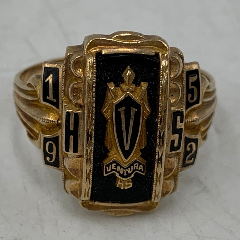 【中古品】【メンズ/レディース】 HERFF JONES ハーフジョンズ 10K VENTURA HS CLASS RING リング 指輪 アクセサリー 192-260806-as-21-izu カラー：ゴールド 万代Net店