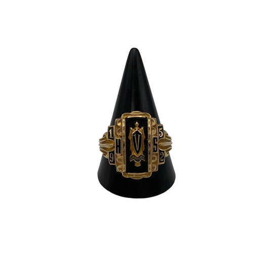 【中古品】【メンズ/レディース】 HERFF JONES ハーフジョンズ 10K VENTURA HS CLASS RING リング 指輪 アクセサリー 192-260806-as-21-izu カラー：ゴールド 万代Net店