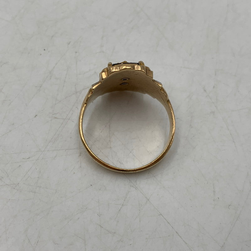 【中古品】【メンズ/レディース】 HERFF JONES ハーフジョンズ 10K VENTURA HS CLASS RING リング 指輪 アクセサリー 192-260806-as-21-izu カラー：ゴールド 万代Net店