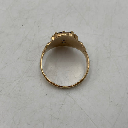 【中古品】【メンズ/レディース】 HERFF JONES ハーフジョンズ 10K VENTURA HS CLASS RING リング 指輪 アクセサリー 192-260806-as-21-izu カラー：ゴールド 万代Net店