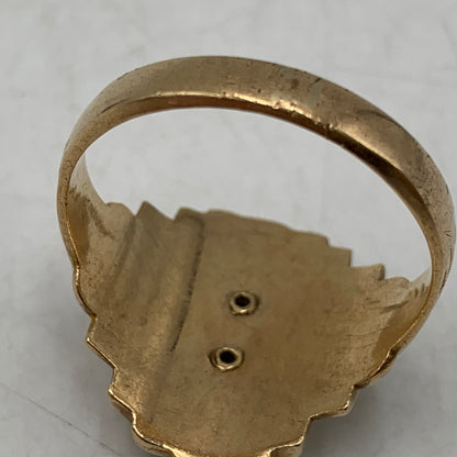 【中古品】【メンズ/レディース】 HERFF JONES ハーフジョンズ 10K VENTURA HS CLASS RING リング 指輪 アクセサリー 192-260806-as-21-izu カラー：ゴールド 万代Net店