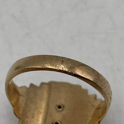 【中古品】【メンズ/レディース】 HERFF JONES ハーフジョンズ 10K VENTURA HS CLASS RING リング 指輪 アクセサリー 192-260806-as-21-izu カラー：ゴールド 万代Net店