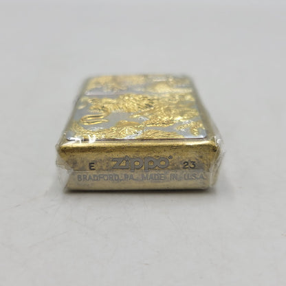 【中古美品】【メンズ/レディース】 ZIPPO ジッポ 3D DRAGON 23年製 喫煙具 ライター 206-260727-as-03-izu カラー：ゴールド×シルバー 万代Net店
