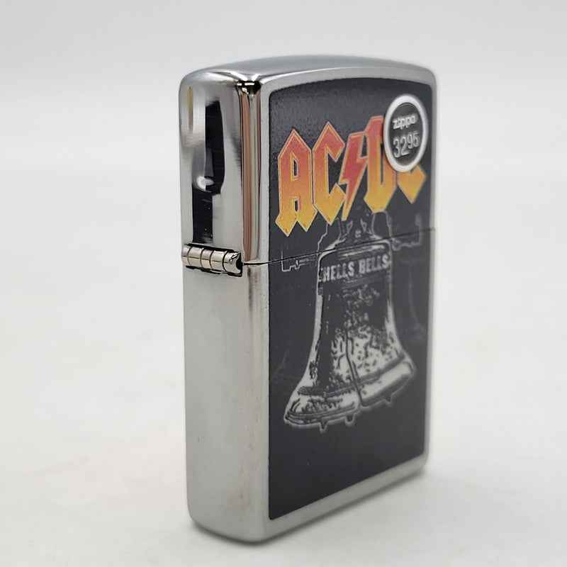 【中古美品】【メンズ/レディース】 ZIPPO ジッポ AC/DC BELL 23年製 喫煙具 ライター 206-260727-as-04-izu カラー：シルバー×ブラック 万代Net店