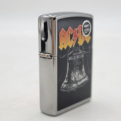 【中古美品】【メンズ/レディース】 ZIPPO ジッポ AC/DC BELL 23年製 喫煙具 ライター 206-260727-as-04-izu カラー：シルバー×ブラック 万代Net店