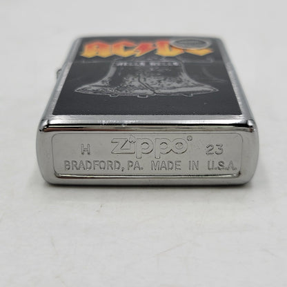 【中古美品】【メンズ/レディース】 ZIPPO ジッポ AC/DC BELL 23年製 喫煙具 ライター 206-260727-as-04-izu カラー：シルバー×ブラック 万代Net店