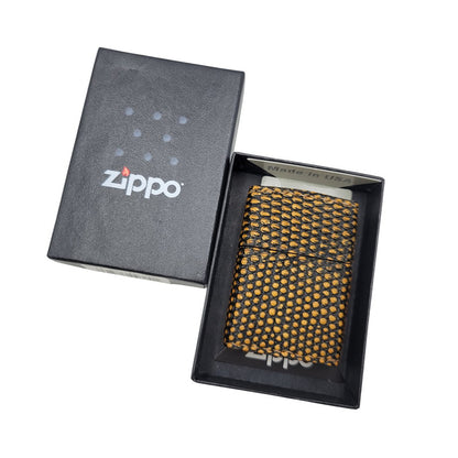 【中古品】【メンズ/レディース】 ZIPPO ジッポ LIZARD SKIN LEATHER 22年製 喫煙具 ライター 206-260727-as-02-izu カラー：ブラウン系×ブラック 万代Net店