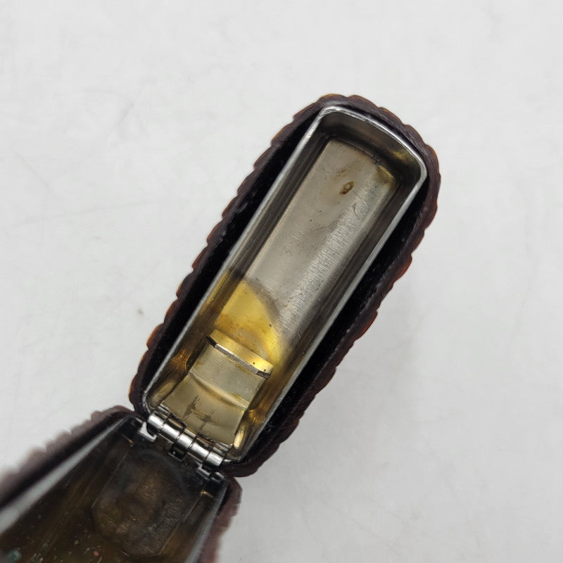 【中古品】【メンズ/レディース】 ZIPPO ジッポ LIZARD SKIN LEATHER 22年製 喫煙具 ライター 206-260727-as-02-izu カラー：ブラウン系×ブラック 万代Net店