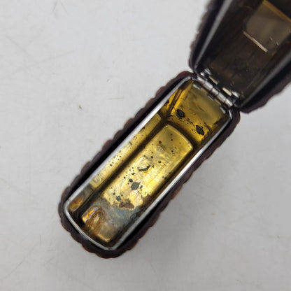 【中古品】【メンズ/レディース】 ZIPPO ジッポ LIZARD SKIN LEATHER 22年製 喫煙具 ライター 206-260727-as-02-izu カラー：ブラウン系×ブラック 万代Net店