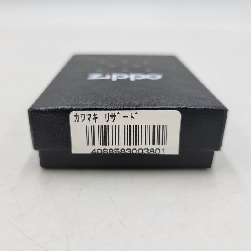 【中古品】【メンズ/レディース】 ZIPPO ジッポ LIZARD SKIN LEATHER 22年製 喫煙具 ライター 206-260727-as-02-izu カラー：ブラウン系×ブラック 万代Net店