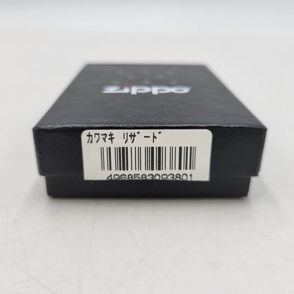 【中古品】【メンズ/レディース】 ZIPPO ジッポ LIZARD SKIN LEATHER 22年製 喫煙具 ライター 206-260727-as-02-izu カラー：ブラウン系×ブラック 万代Net店