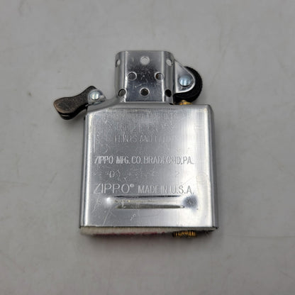 【中古品】【メンズ/レディース】 ZIPPO ジッポ LIZARD SKIN LEATHER 22年製 喫煙具 ライター 206-260727-as-02-izu カラー：ブラウン系×ブラック 万代Net店