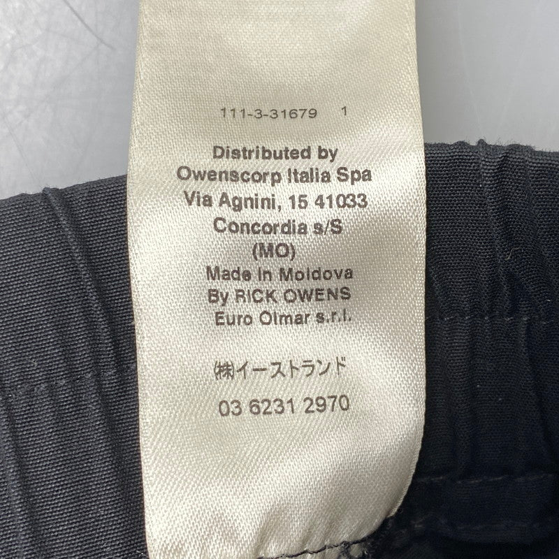 【中古品】【メンズ】 RICK OWENS リックオウエンス RU01F2377-TE BAUHAUS CARGO バウハウス カーゴ パンツ ボトムス 152-260729-kh-01-izu サイズ：50 カラー：ブラック 万代Net店