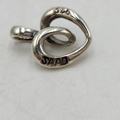 【中古品】【メンズ/レディース】 SAAD サード 925 HEART PENDANT TOP ハート ペンダントトップ アクセサリー 191-260727-as-05-izu カラー：シルバー 万代Net店