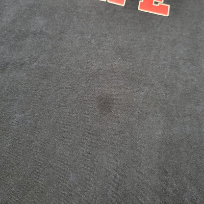 【中古品】【メンズ】 A BATHING APE アベイシングエイプ COLLEGE PRINT LS TEE カレッジ プリント ロングスリーブ Tシャツ プリント 長袖 トップス 142-260728-ay-05-izu サイズ：M カラー：ブラック 万代Net店