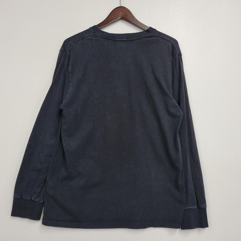 【中古品】【メンズ】 A BATHING APE アベイシングエイプ COLLEGE PRINT LS TEE カレッジ プリント ロングスリーブ Tシャツ プリント 長袖 トップス 142-260728-ay-05-izu サイズ：M カラー：ブラック 万代Net店