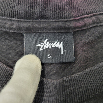 【中古品】【メンズ】 STUSSY ステューシー WORD TOUR SS TEE ワールドツアー 半袖 Tシャツ プリント トップス 142-260728-ay-01-izu サイズ：S カラー：ブラック 万代Net店