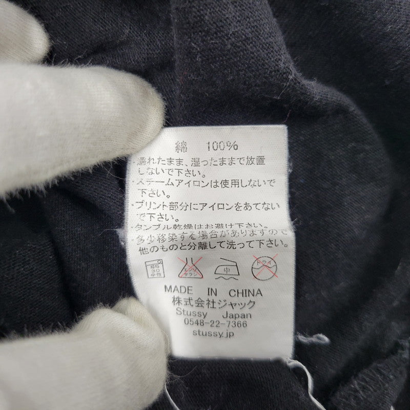 【中古品】【メンズ】 STUSSY ステューシー WORD TOUR SS TEE ワールドツアー 半袖 Tシャツ プリント トップス 142-260728-ay-01-izu サイズ：S カラー：ブラック 万代Net店