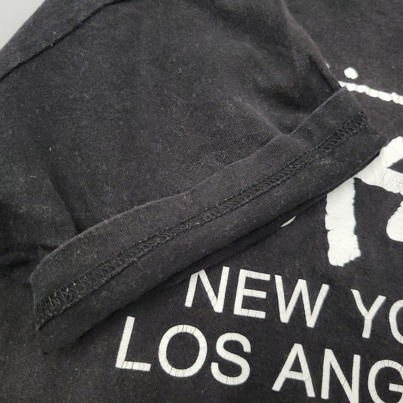 【中古品】【メンズ】 STUSSY ステューシー WORD TOUR SS TEE ワールドツアー 半袖 Tシャツ プリント トップス 142-260728-ay-01-izu サイズ：S カラー：ブラック 万代Net店