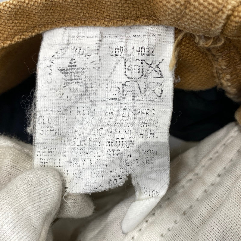 【現状渡し品】【メンズ】 CARHARTT カーハート USA製 星タグ DUCK DOUBLEKNEE QUILTING OVER ALL ダック ダブルニー キルティング オーバーオール 157-260729-kh-05-izu カラー：ベージュ 万代Net店