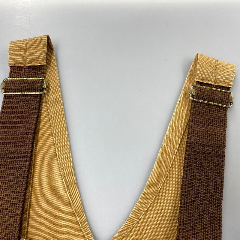 【現状渡し品】【メンズ】 CARHARTT カーハート USA製 星タグ DUCK DOUBLEKNEE QUILTING OVER ALL ダック ダブルニー キルティング オーバーオール 157-260729-kh-05-izu カラー：ベージュ 万代Net店