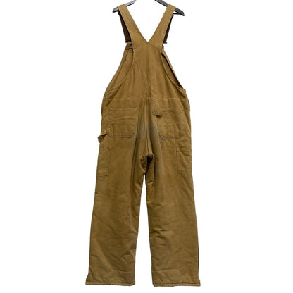 【現状渡し品】【メンズ】 CARHARTT カーハート USA製 星タグ DUCK DOUBLEKNEE QUILTING OVER ALL ダック ダブルニー キルティング オーバーオール 157-260729-kh-05-izu カラー：ベージュ 万代Net店