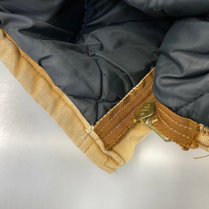 【現状渡し品】【メンズ】 CARHARTT カーハート USA製 星タグ DUCK DOUBLEKNEE QUILTING OVER ALL ダック ダブルニー キルティング オーバーオール 157-260729-kh-05-izu カラー：ベージュ 万代Net店