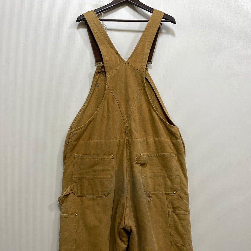 【現状渡し品】【メンズ】 CARHARTT カーハート USA製 星タグ DUCK DOUBLEKNEE QUILTING OVER ALL ダック ダブルニー キルティング オーバーオール 157-260729-kh-05-izu カラー：ベージュ 万代Net店