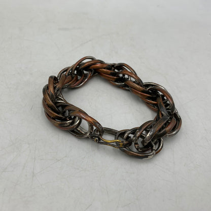 【中古品】【メンズ/レディース】 MAISON MARTIN MARGIELA メゾン マルタン マルジェラ BRASS BRACELET ブラス ブレスレット 本人期 アクセサリー 182-260806-as-17-izu カラー：シルバー×ゴールド系 万代Net店