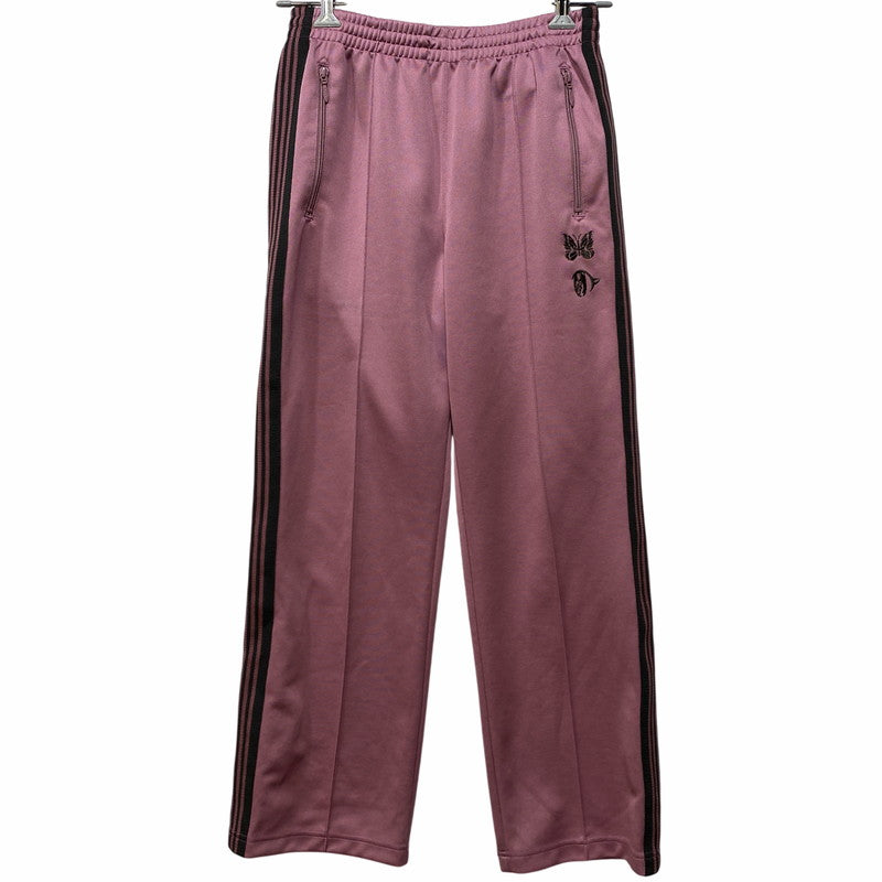 【中古品】【メンズ】 NEEDLES × KAE TANAKA ニードルス カエ タナカ QV428 TRACK PANT トラック パンツ ボトムス ズボン 151-260728-cs-02-izu サイズ：S カラー：ピンク×チャコール 万代Net店