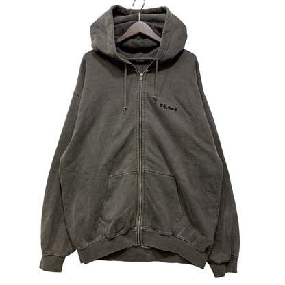 【中古品】【メンズ】 XLARGE エクストララージ 101223012002 PIGMENT DYED EMBOSS LOGO ZIP HOODED SWEAT ピグメント ダイ エンボス ロゴ ジップ フーデッド スウェット トップス 長袖 142-260730-cs-27-izu サイズ：XL カラー：グレー 万代Net店