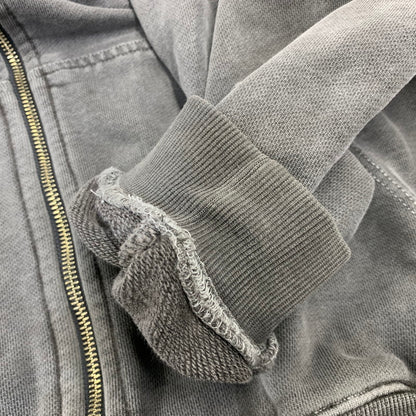 【中古品】【メンズ】 XLARGE エクストララージ 101223012002 PIGMENT DYED EMBOSS LOGO ZIP HOODED SWEAT ピグメント ダイ エンボス ロゴ ジップ フーデッド スウェット トップス 長袖 142-260730-cs-27-izu サイズ：XL カラー：グレー 万代Net店