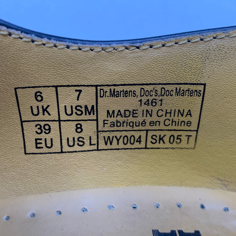 【現状渡し品】【メンズ/レディース】 DR.MARTENS ドクターマーチン 1461 3 HOLE SHOES スリー ホール シューズ 靴 164-260730-cs-30-izu サイズ：UK6 カラー：ブラック 万代Net店