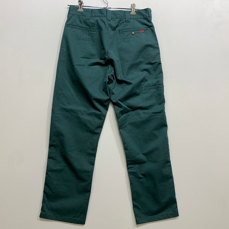 【中古品】【メンズ】 SUPREME シュプリーム WORK PANT ワーク パンツ ボトムス 149-260728-kh-03-izu サイズ：30 カラー：グリーン系 万代Net店