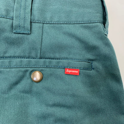 【中古品】【メンズ】 SUPREME シュプリーム WORK PANT ワーク パンツ ボトムス 149-260728-kh-03-izu サイズ：30 カラー：グリーン系 万代Net店