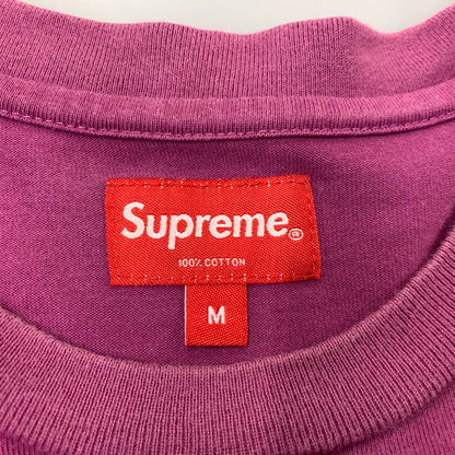 【中古品】【メンズ】 SUPREME シュプリーム LASER CUT S LOGO POCKET TEE レーザーカット Sロゴ ポケット Tシャツ トップス 149-260728-kh-08-izu サイズ：M カラー：パープル系 万代Net店