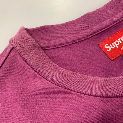 【中古品】【メンズ】 SUPREME シュプリーム LASER CUT S LOGO POCKET TEE レーザーカット Sロゴ ポケット Tシャツ トップス 149-260728-kh-08-izu サイズ：M カラー：パープル系 万代Net店