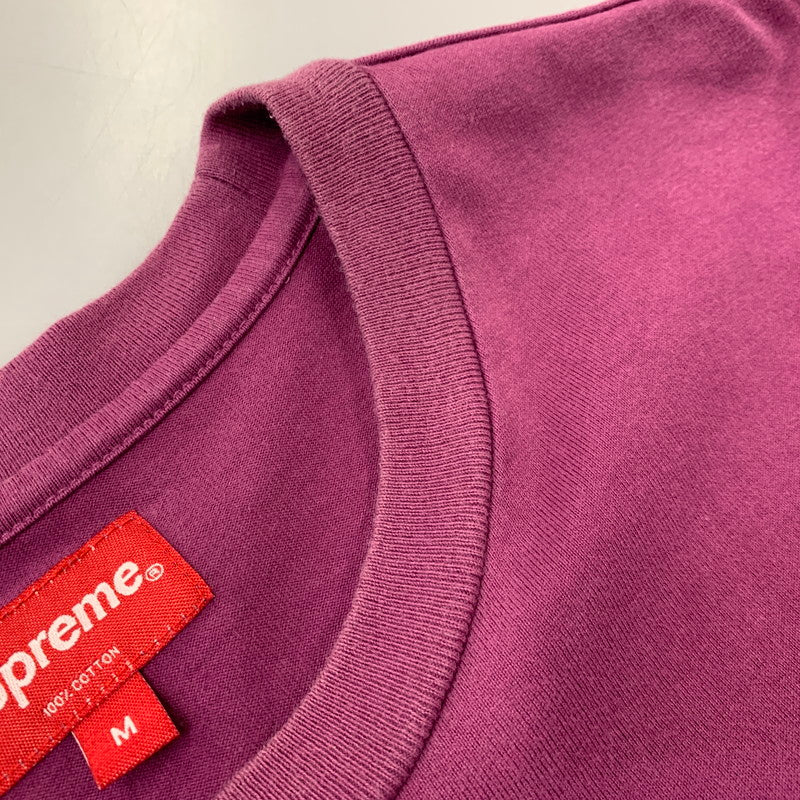 【中古品】【メンズ】 SUPREME シュプリーム LASER CUT S LOGO POCKET TEE レーザーカット Sロゴ ポケット Tシャツ トップス 149-260728-kh-08-izu サイズ：M カラー：パープル系 万代Net店