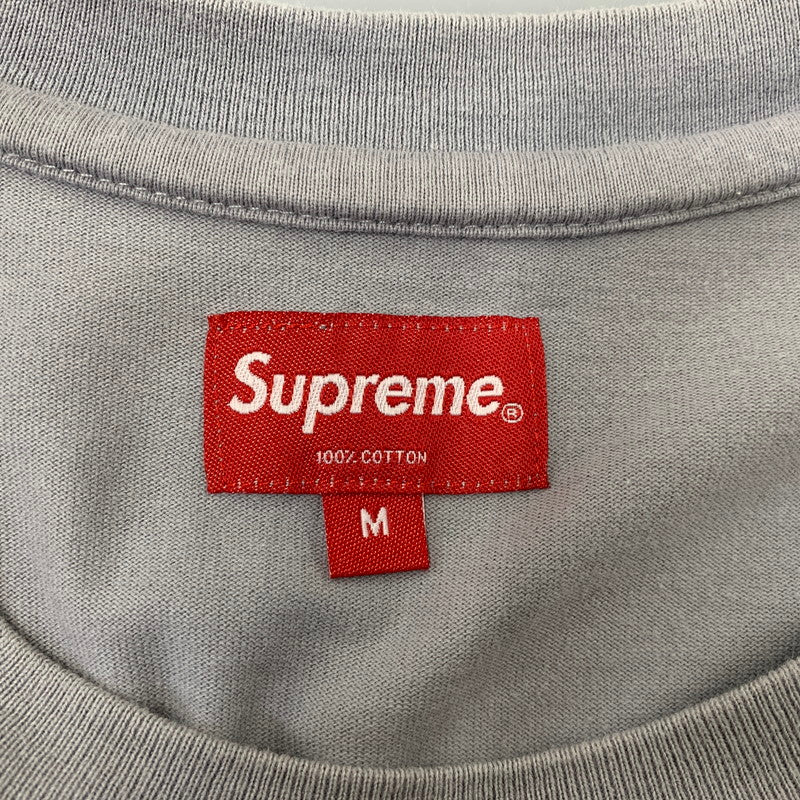 【中古品】【メンズ】 SUPREME シュプリーム TYPEWRITER SS TOP タイプライター ショートスリーブ トップ Tシャツ 149-260728-kh-11-izu サイズ：M カラー：グレー 万代Net店