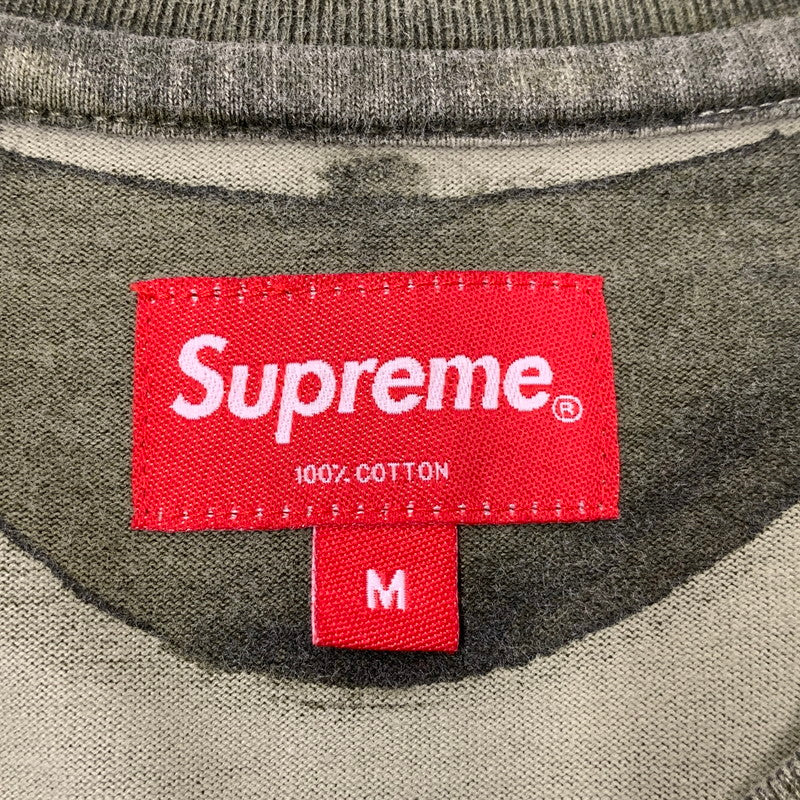 【中古品】【メンズ】 SUPREME シュプリーム GRADIENT SS TOP グラディエント ショートスリーブ トップ Tシャツ 149-260728-kh-10-izu サイズ：M カラー：オリーブ 万代Net店