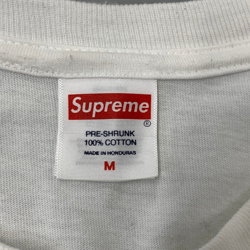 【中古品】【メンズ】 SUPREME シュプリーム CREST TEE クレスト Tシャツ トップス 149-260728-kh-06-izu サイズ：M カラー：ホワイト 万代Net店