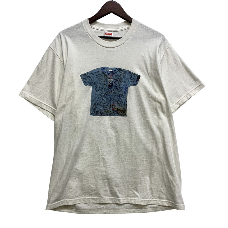 【中古品】【メンズ】 SUPREME シュプリーム 30TH ANNIVERSARY FIRST TEE 30周年 ファースト Tシャツ トップス 149-260728-kh-13-izu サイズ：M カラー：ホワイト 万代Net店